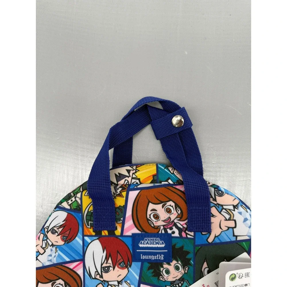 Loungefly My Hero Academia Chibi Character Grid Backpack Spencer's Exclusive NWT